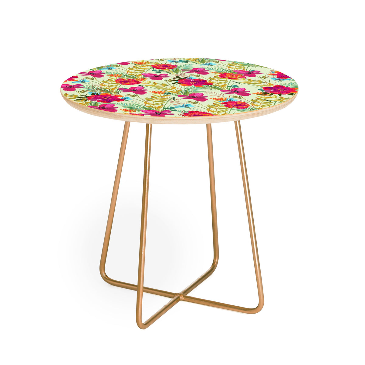 83 Oranges Bon heur Round Side Table