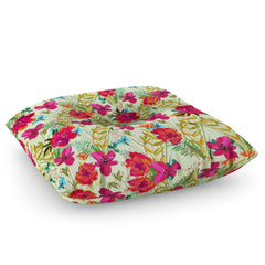 83 Oranges Bon heur Floor Pillow Square