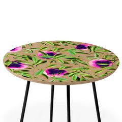 83 Oranges Bon Vivant Round Side Table