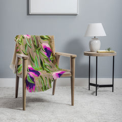 83 Oranges Bon Vivant Throw Blanket