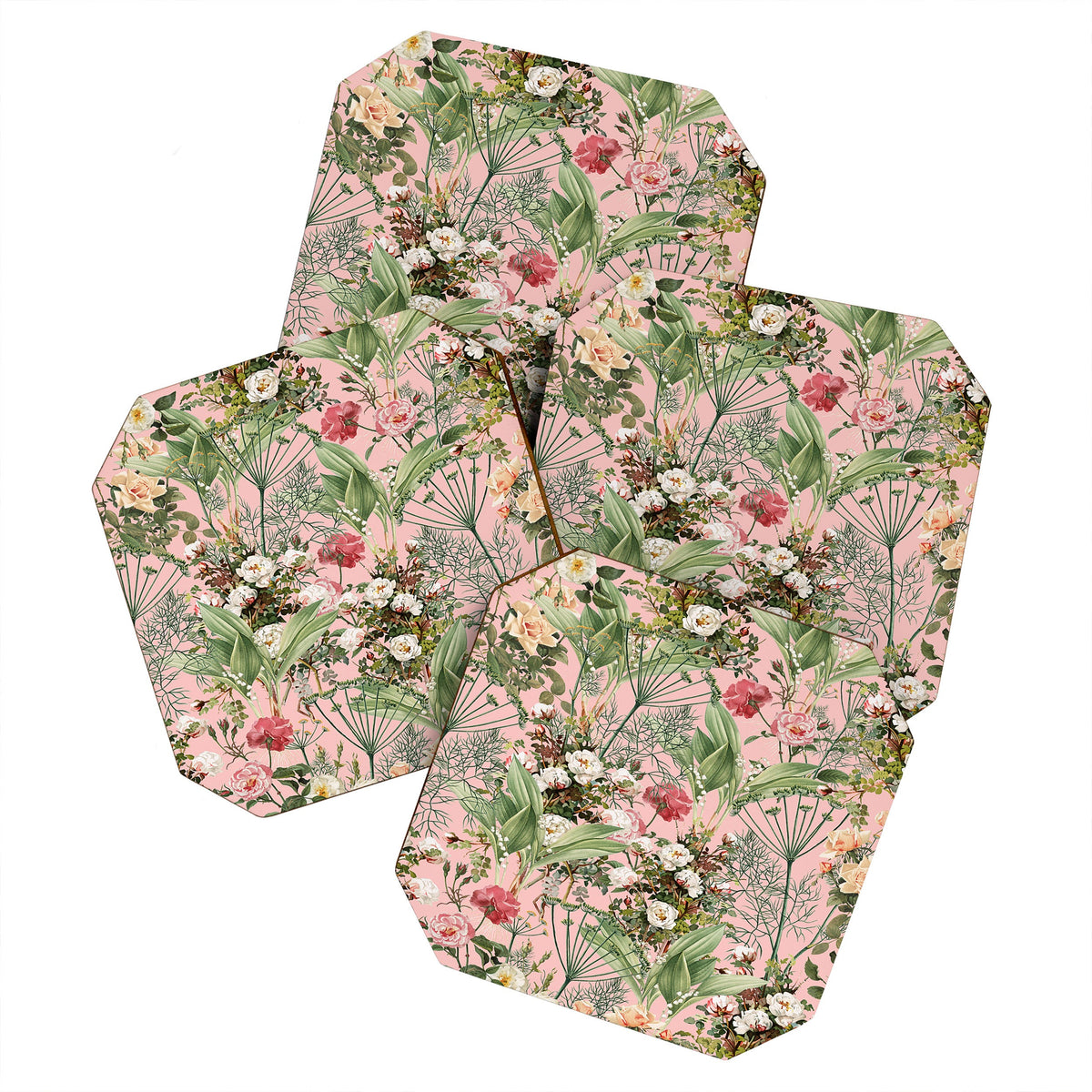 83 Oranges Botanic Coaster Set