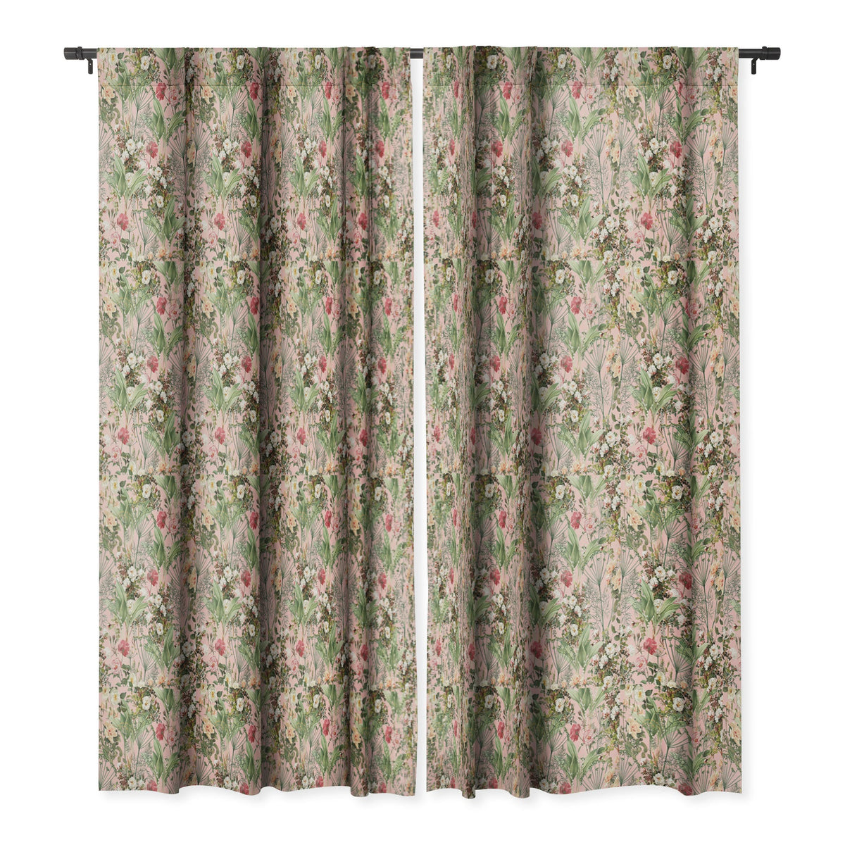 83 Oranges Botanic Blackout Window Curtain