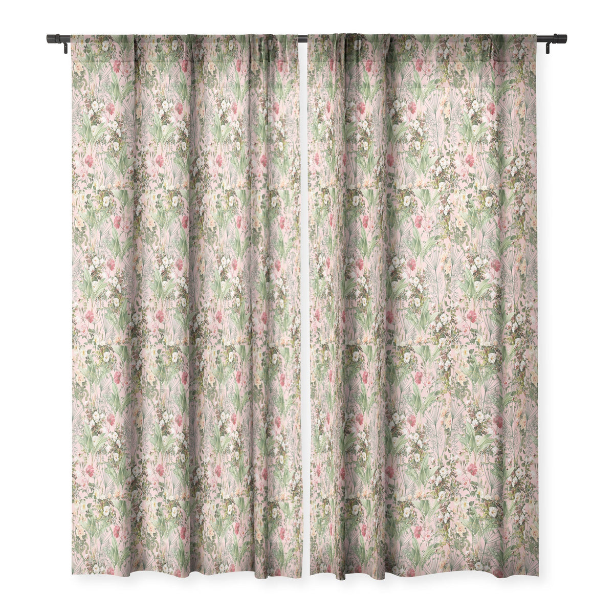 83 Oranges Botanic Sheer Window Curtain