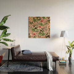 83 Oranges Botanic Wood Wall Mural