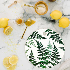 83 Oranges Botanical Bliss Cutting Board Round