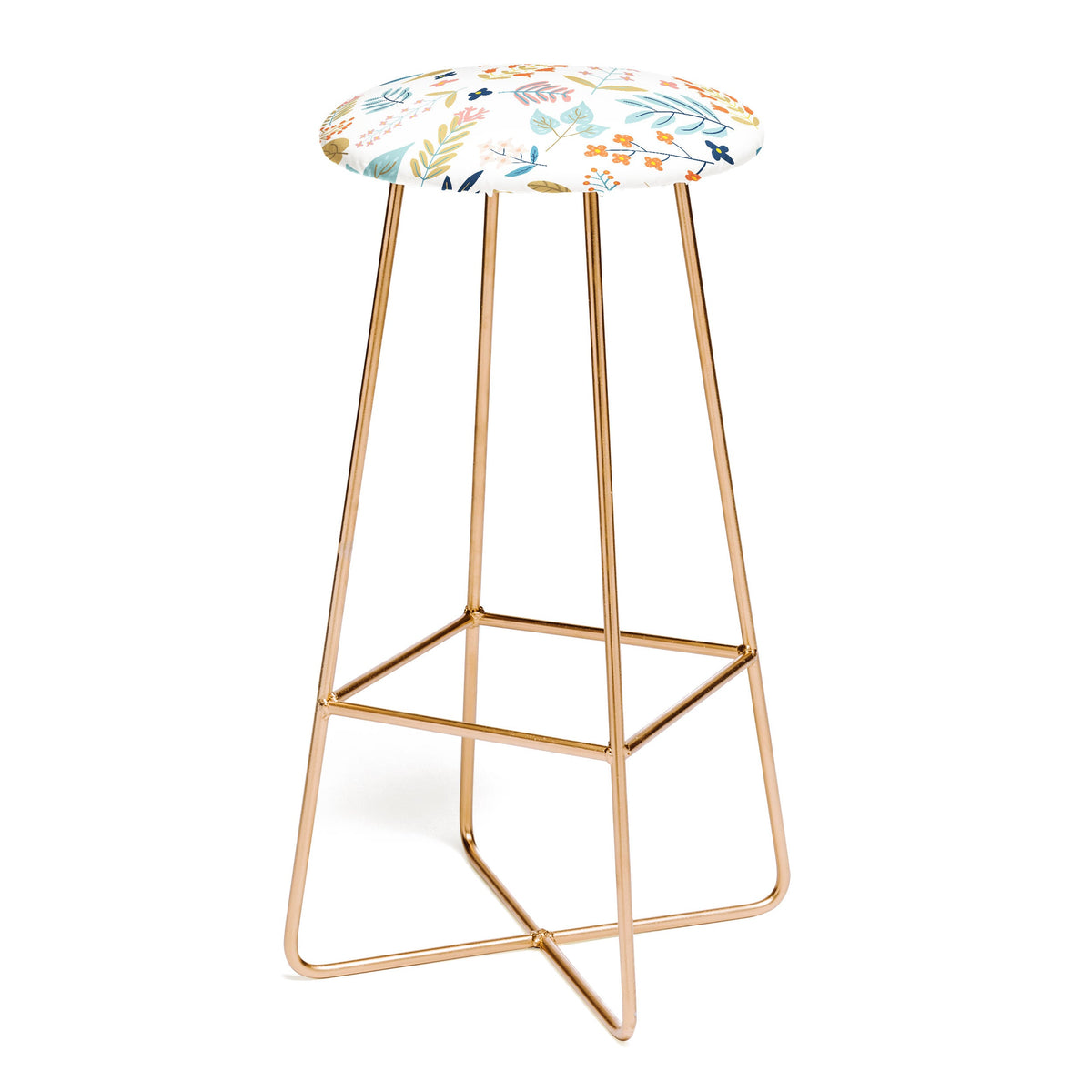 83 Oranges Botanical Harmony Bar Stool