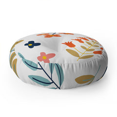 83 Oranges Botanical Harmony Floor Pillow Round