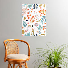 83 Oranges Botanical Harmony Poster