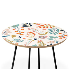 83 Oranges Botanical Harmony Round Side Table