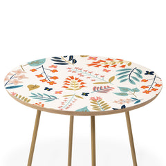 83 Oranges Botanical Harmony Round Side Table