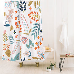 83 Oranges Botanical Harmony Shower Curtain