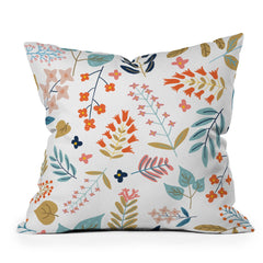 83 Oranges Botanical Harmony Outdoor Throw Pillow