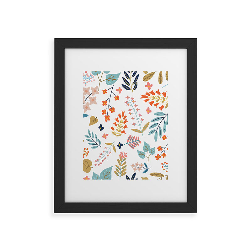 83 Oranges Botanical Harmony Framed Art Print