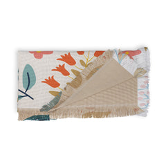 83 Oranges Botanical Harmony Throw Blanket