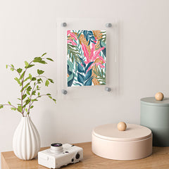 83 Oranges Botanicalia Floating Acrylic Print