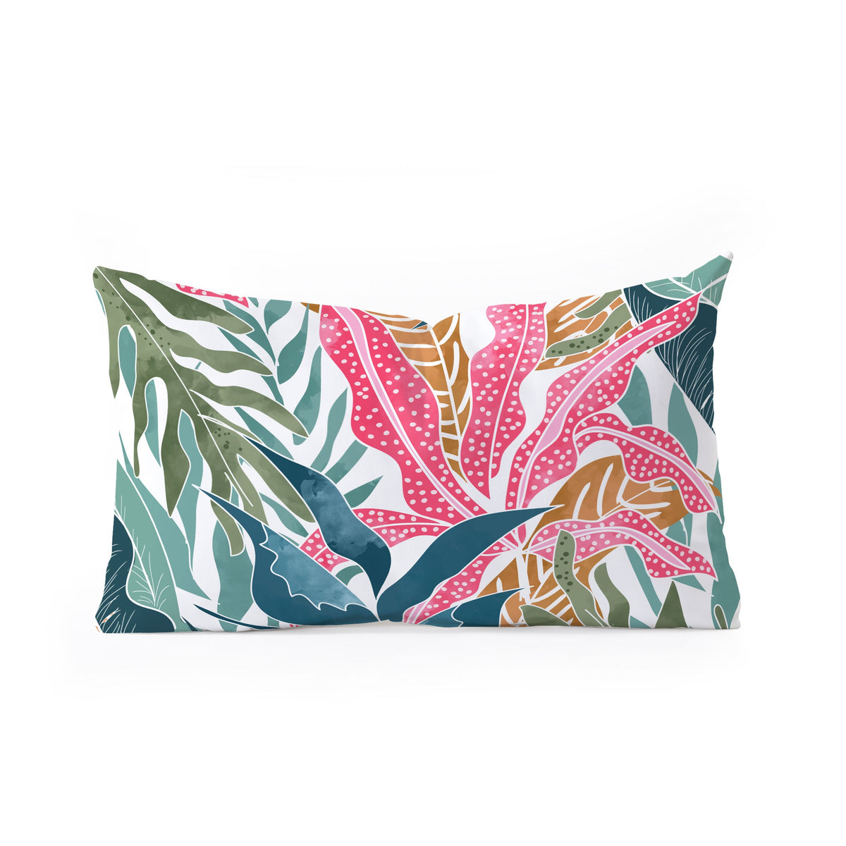 83 Oranges Botanicalia Oblong Throw Pillow