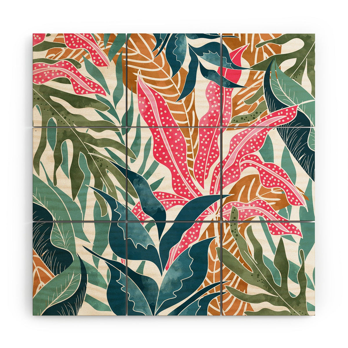 83 Oranges Botanicalia Wood Wall Mural