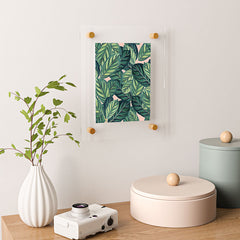 83 Oranges Botany Floating Acrylic Print