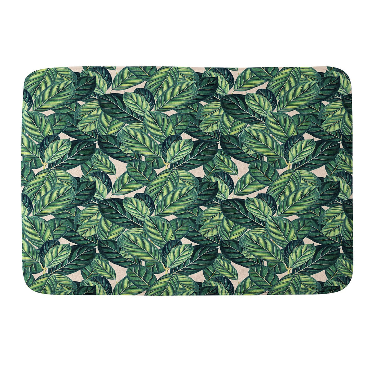 83 Oranges Botany Memory Foam Bath Mat