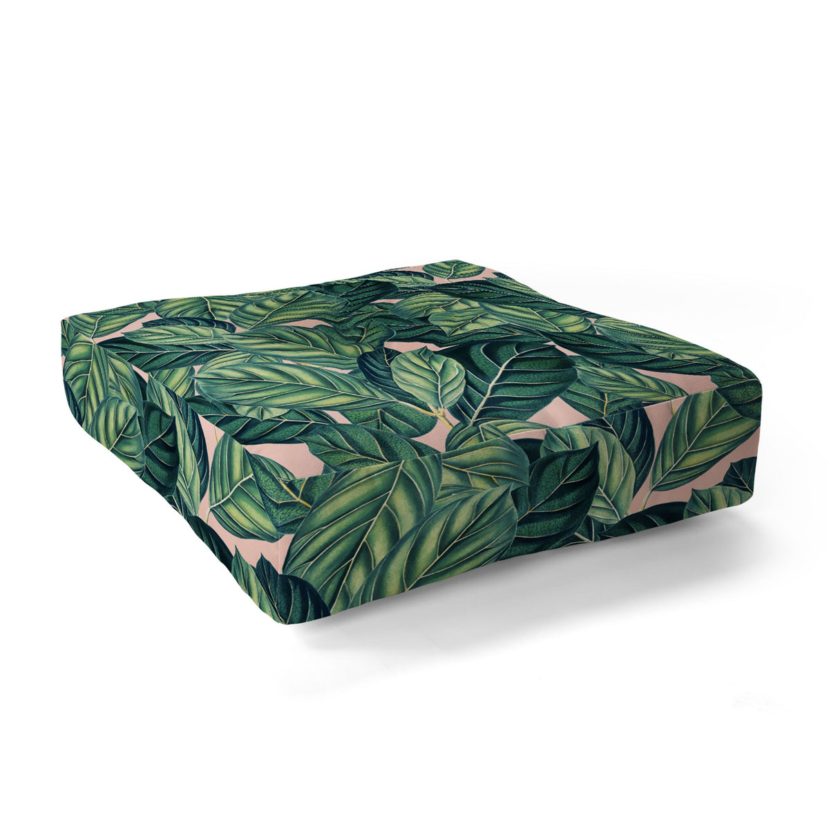83 Oranges Botany Floor Pillow Square