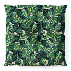 83 Oranges Botany Floor Pillow Square