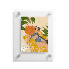 83 Oranges Bring Your Own Sunshine Floating Acrylic Print
