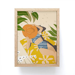 83 Oranges Bring Your Own Sunshine Framed Mini Art Print