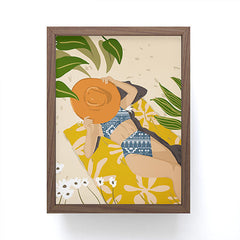 83 Oranges Bring Your Own Sunshine Framed Mini Art Print