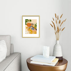 83 Oranges Bring Your Own Sunshine Metal Framed Art Print
