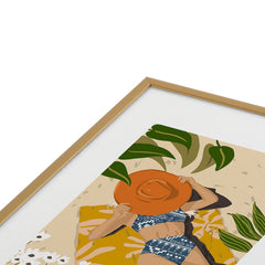 83 Oranges Bring Your Own Sunshine Metal Framed Art Print