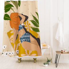 83 Oranges Bring Your Own Sunshine Shower Curtain