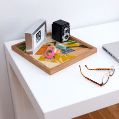 83 Oranges Bring Your Own Sunshine Square Tray