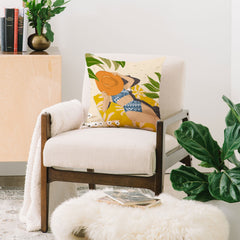 83 Oranges Bring Your Own Sunshine Throw Pillow