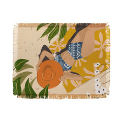 83 Oranges Bring Your Own Sunshine Throw Blanket