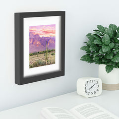 83 Oranges Cactus Sunset Recessed Framing Rectangle