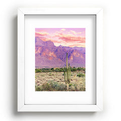 83 Oranges Cactus Sunset Recessed Framing Rectangle