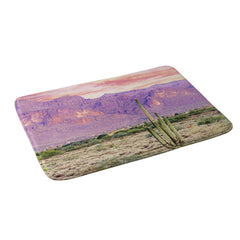83 Oranges Cactus Sunset Memory Foam Bath Mat