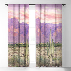 83 Oranges Cactus Sunset Sheer Non Repeat