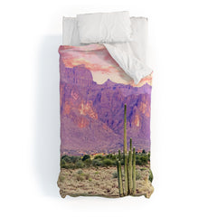83 Oranges Cactus Sunset Duvet Cover