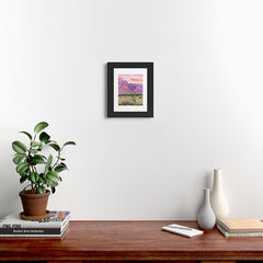 83 Oranges Cactus Sunset Framed Art Print