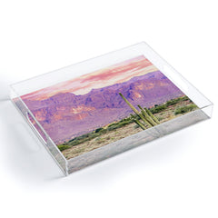 83 Oranges Cactus Sunset Acrylic Tray