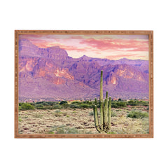 83 Oranges Cactus Sunset Rectangular Tray