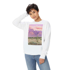 83 Oranges Cactus Sunset Crewneck Sweatshirt