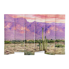 83 Oranges Cactus Sunset Wall Mural