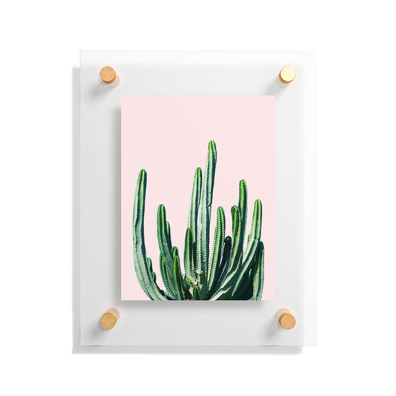 83 Oranges Cactus V6 Floating Acrylic Print