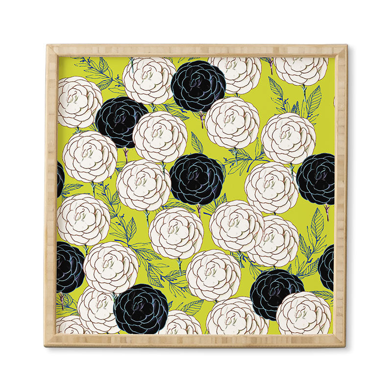 83 Oranges Carnations Framed Wall Art