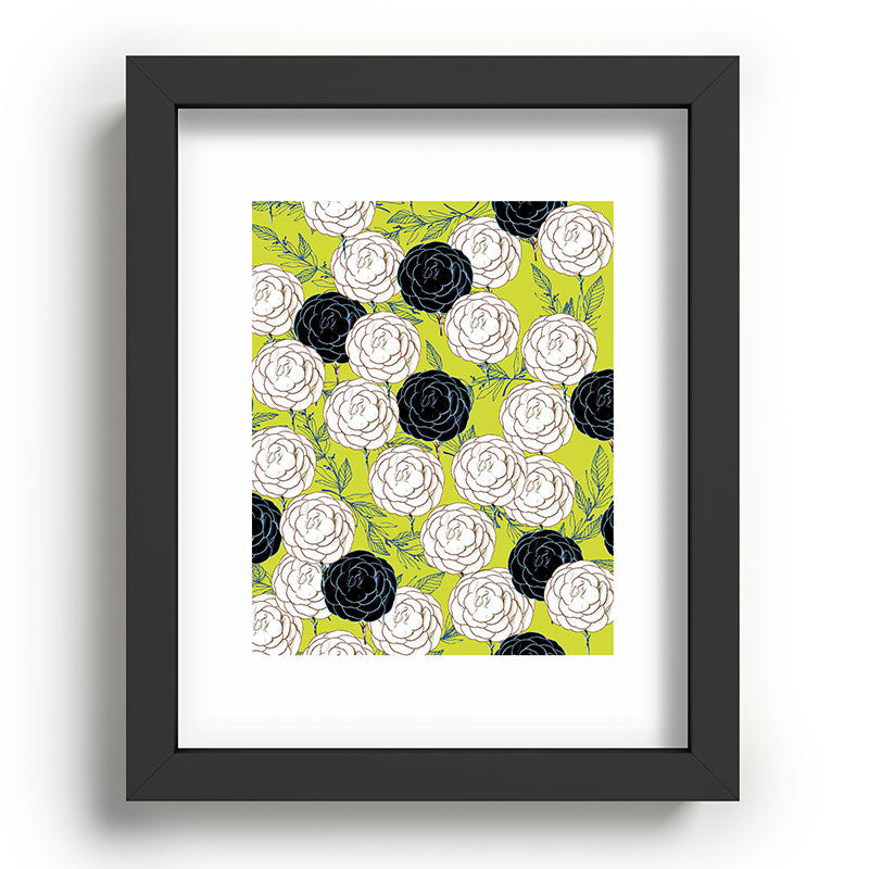 83 Oranges Carnations Recessed Framing Rectangle