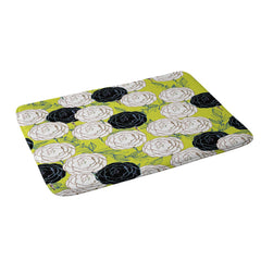 83 Oranges Carnations Memory Foam Bath Mat