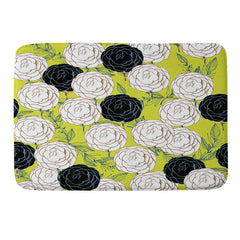 83 Oranges Carnations Memory Foam Bath Mat