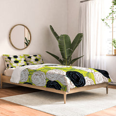 83 Oranges Carnations Comforter